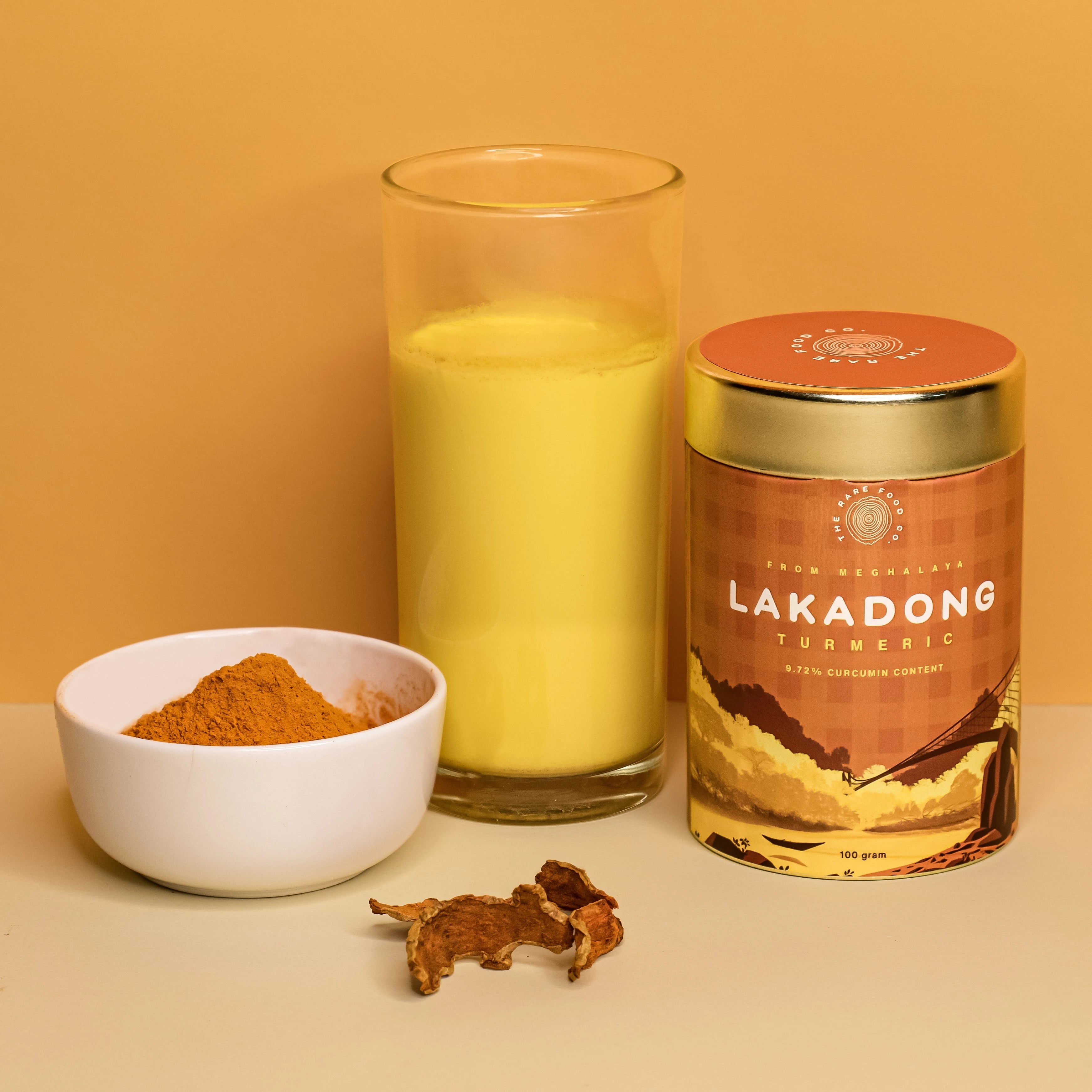 High Curcumin Lakadong Turmeric Powder from Meghalaya – The RARE FOOD Co.